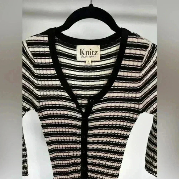 For Love and Lemons Striped Knit Dresss - Picture 3 of 6